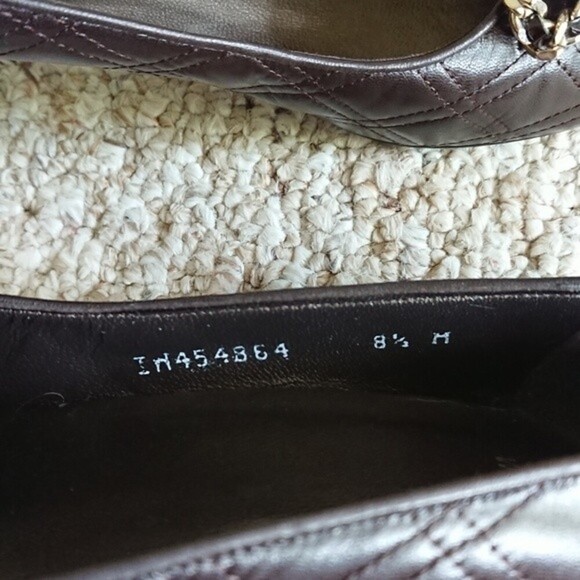 Stuart Weitzman brown Quilted Pumps With Bow size 8.5M - Picture 7 of 11